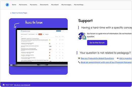 Support illustration